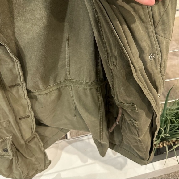 Free People | Women's Olive Military Style Jacket S Oversized fit - Picture 5 of 6